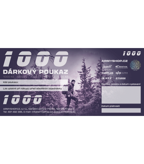 DÁRKOVÝ POUKAZ 1000 Kč
